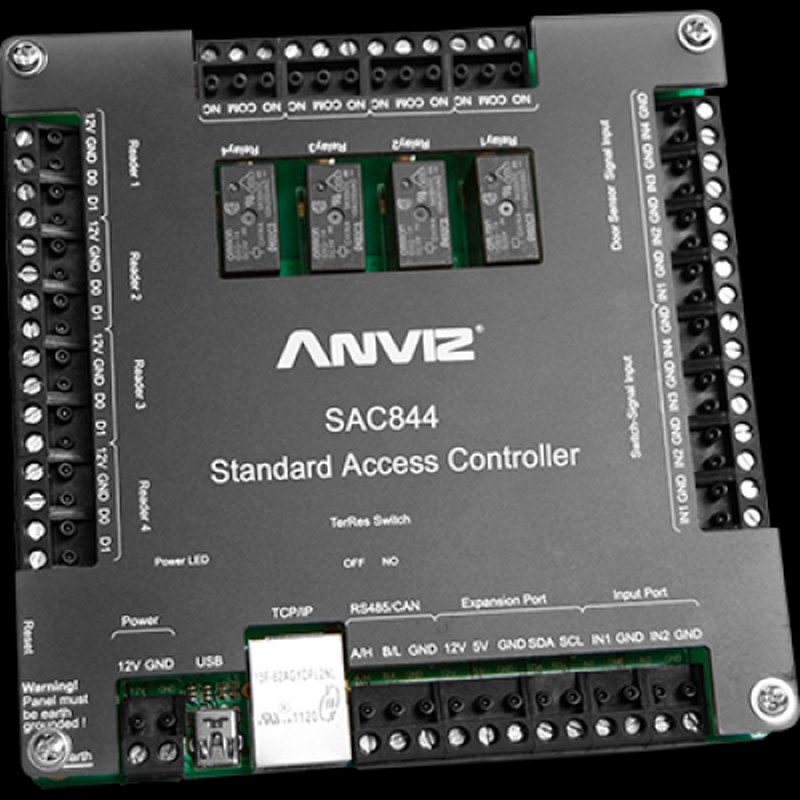  Anviz SAC844 concentratore di controllo accessi gestione fino a 4 testine rfid biometrico